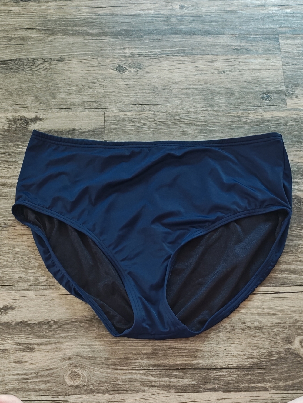 Dreamsuit High Rise Full Coverage Swim Bottoms. Navy Blue. Size 14